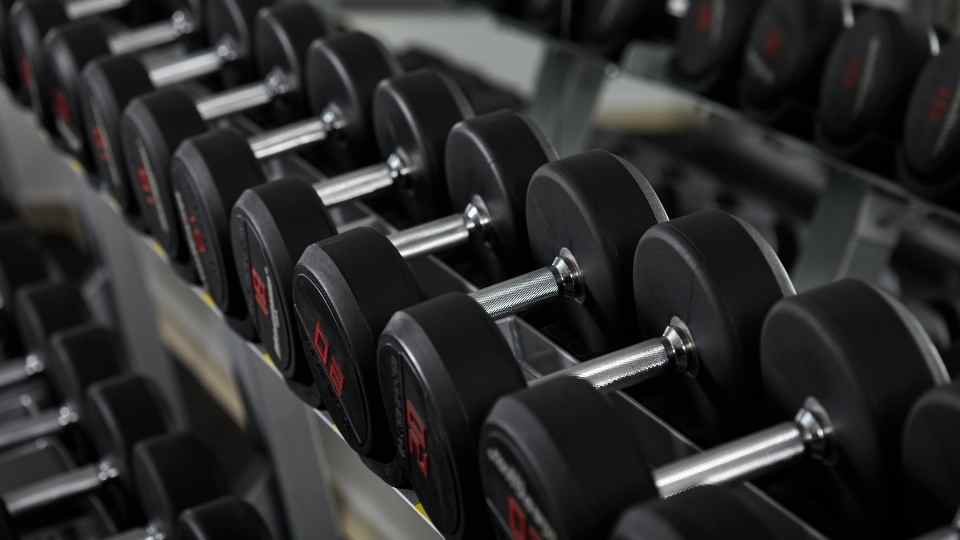 Timonium personal training dumbbells